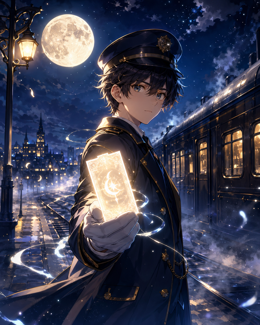 Moonlit Railway