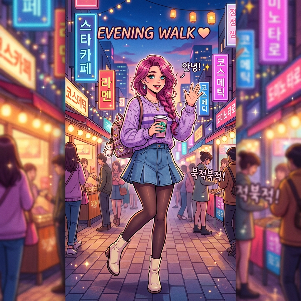 Vertical Webtoon Manga AI