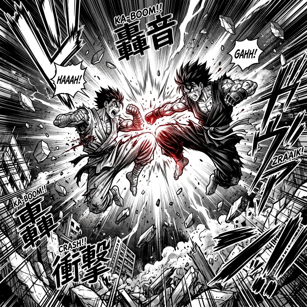 Action Manga Style