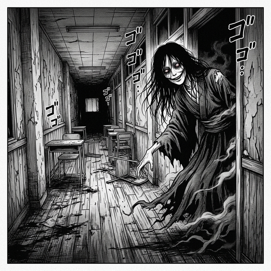 Horror Manga Style